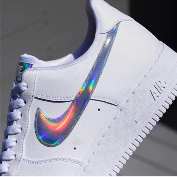 Nike Air Force 1 Shoes Sneakers AF1 Chrome - Picture 3 of 11